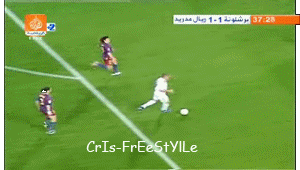 pichnet de ronaldo contre  barcelone